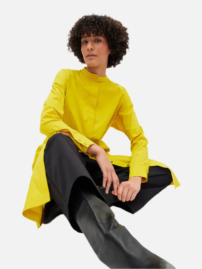 Architect Dress, Saffron Yellow