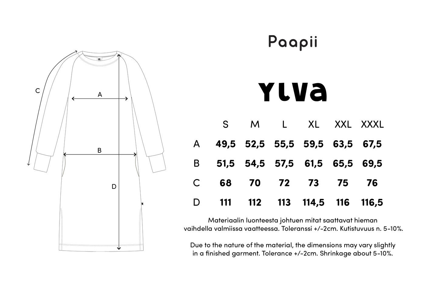 Ylva Collegemekko, Pohjolan Portti Musta