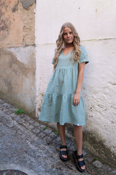 Layered Dress, Desert Sage