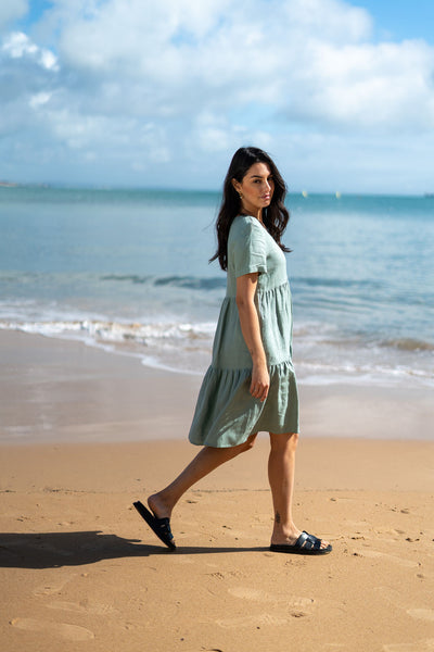 Layered Dress, Desert Sage