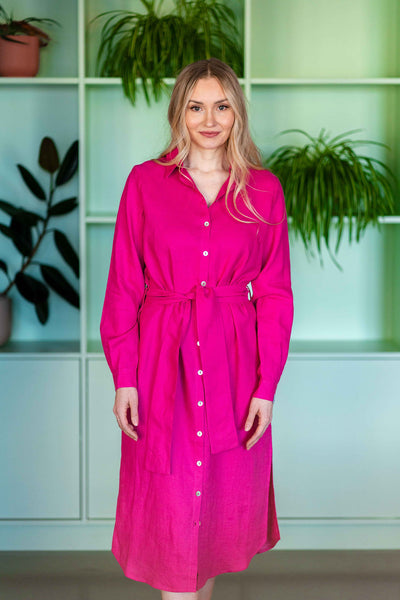 Chloe Dress, Candy Pink