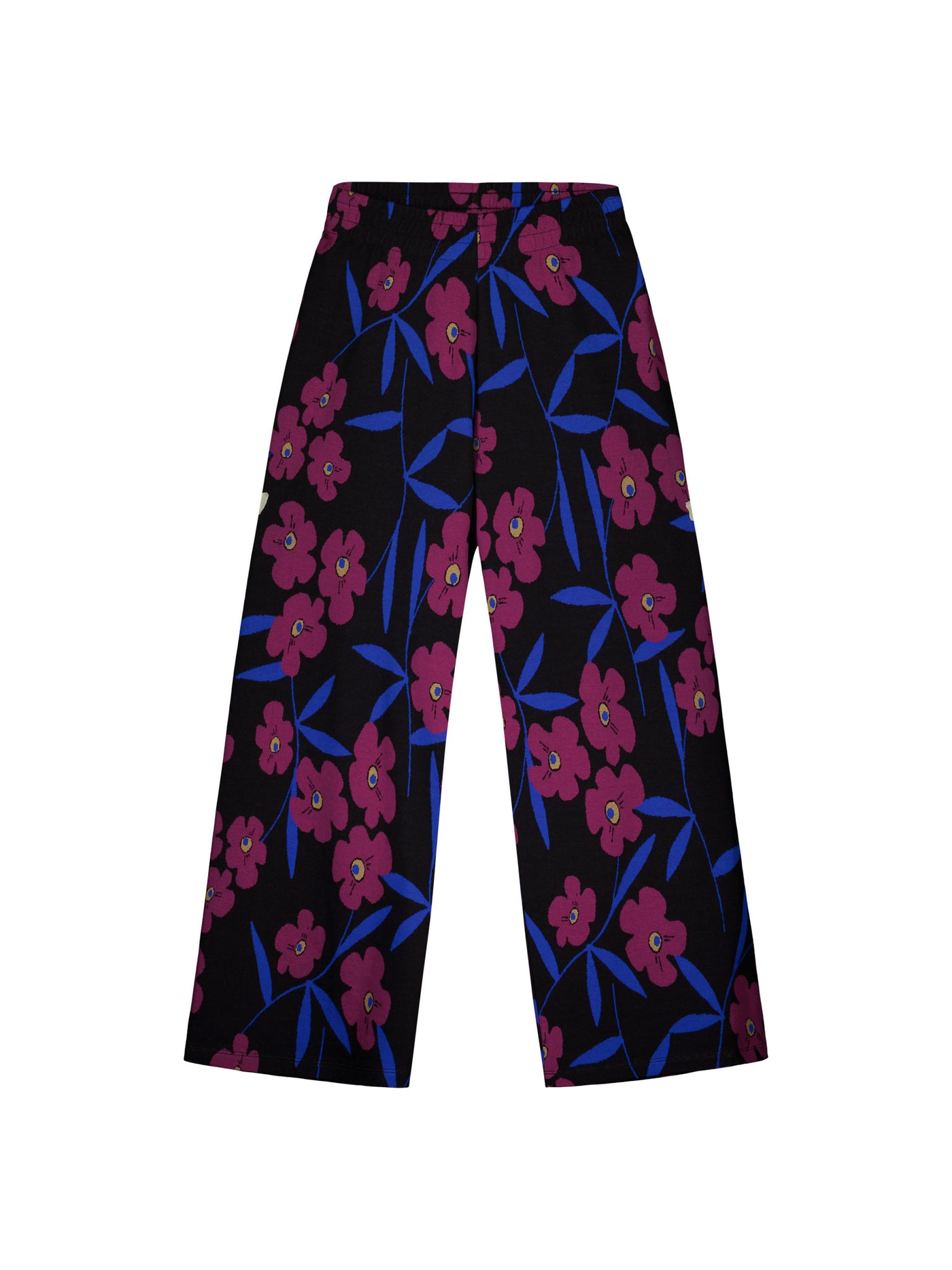 Mysterious Blooms jacquard pants