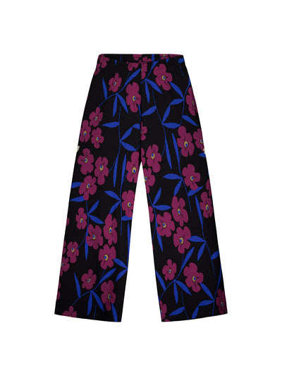 Mysterious Blooms jacquard pants
