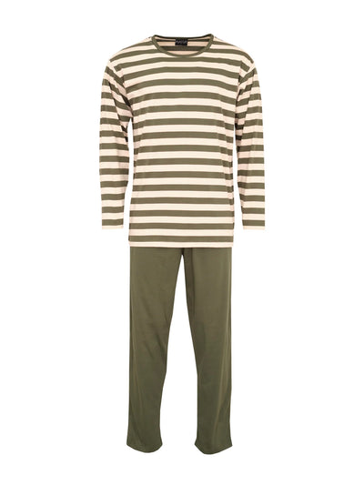 Pyjama Raita, Vihreä/Beige