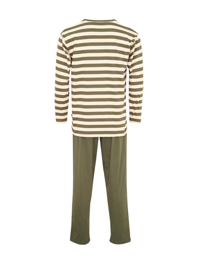 Pyjama Raita, Vihreä/Beige