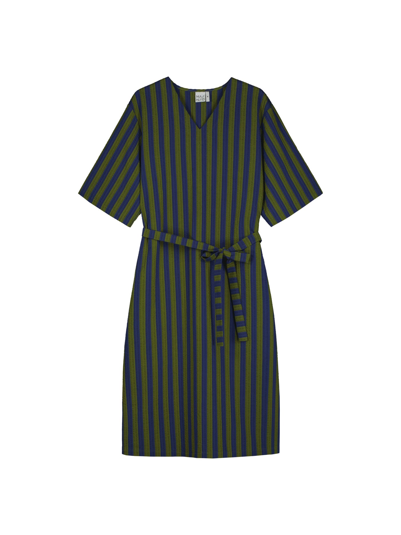 Stripy Seersucker Dress