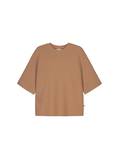 Honeycomb T-shirt, Mocha
