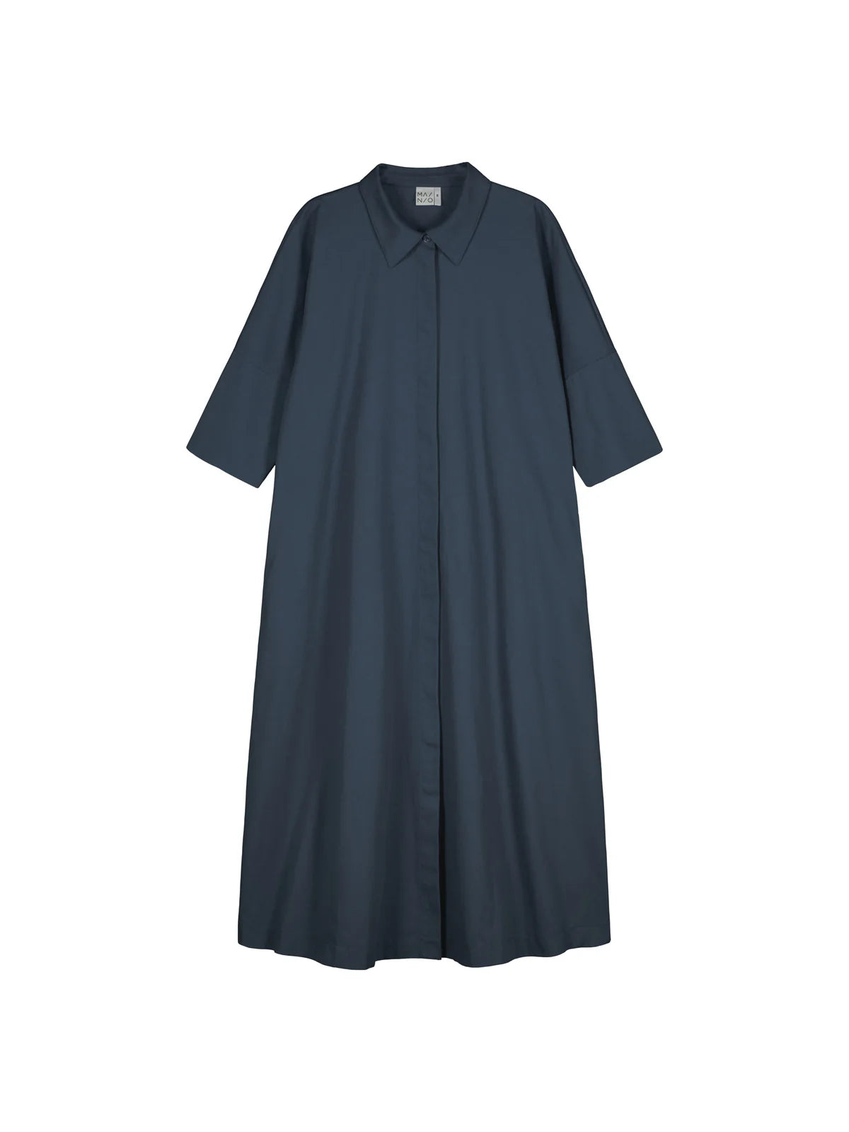 Twill Dress, Vintage Indigo