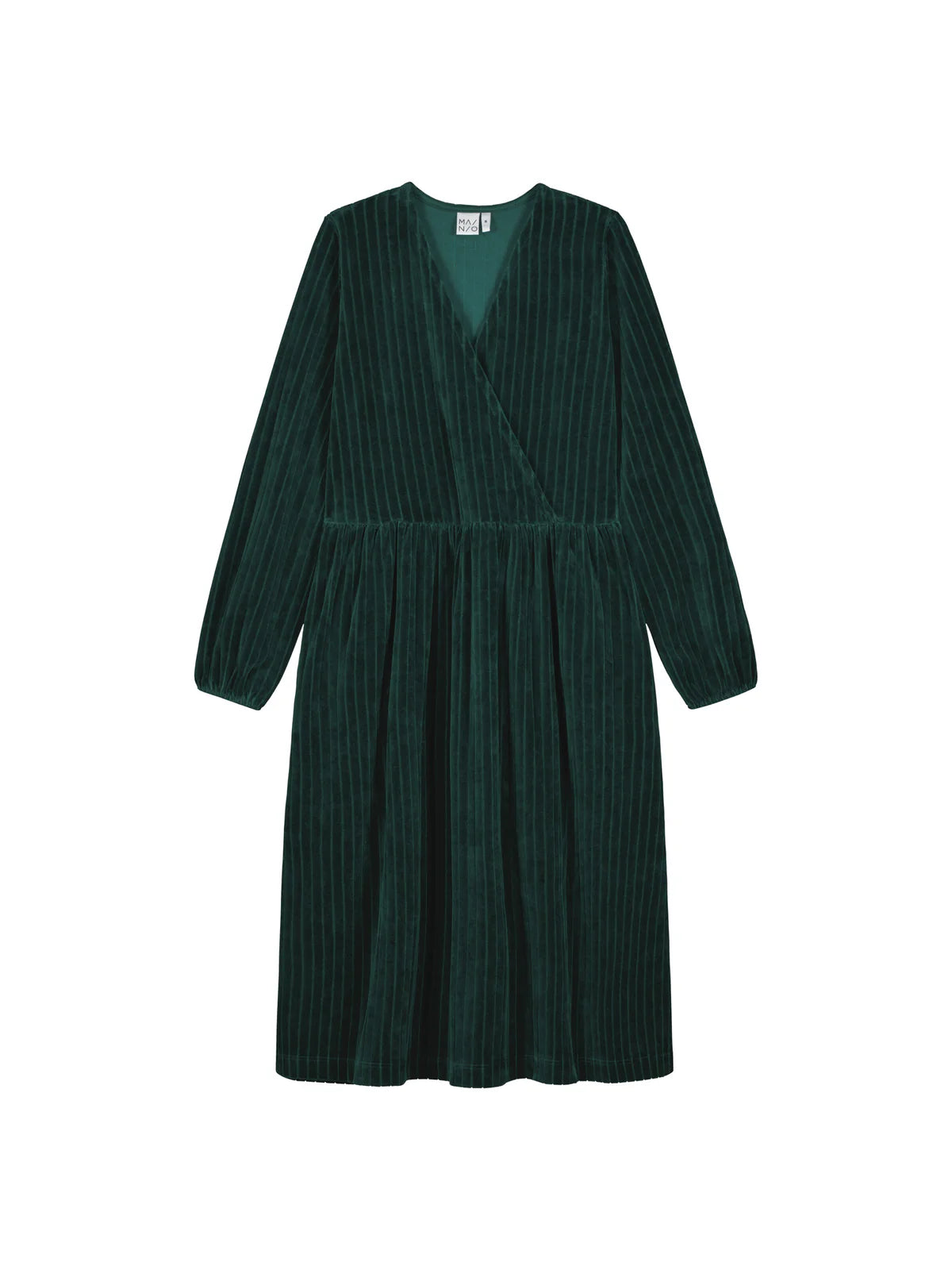 Velour Rib Dress, Dark Sea