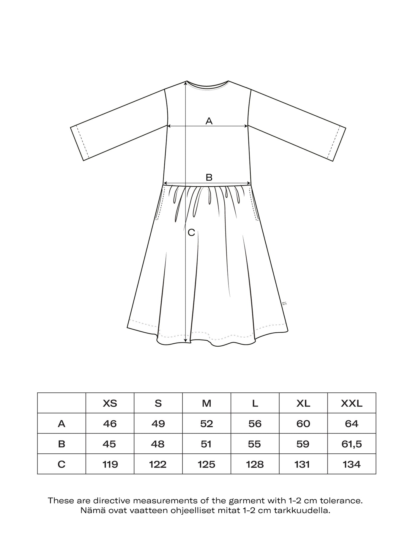 Jungle muslin dress