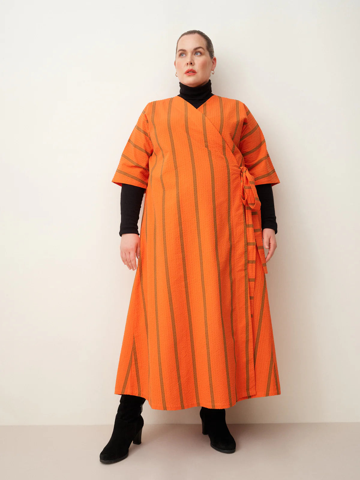 Seersucker Wrap Dress, Scarlett