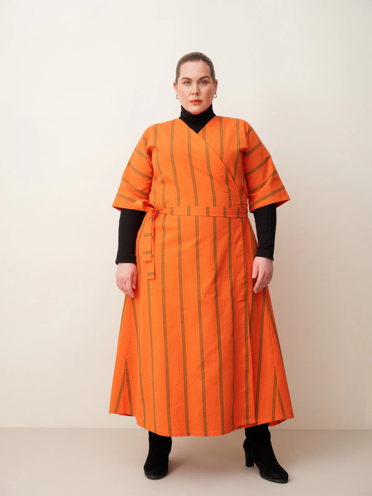 Seersucker Wrap Dress, Scarlett