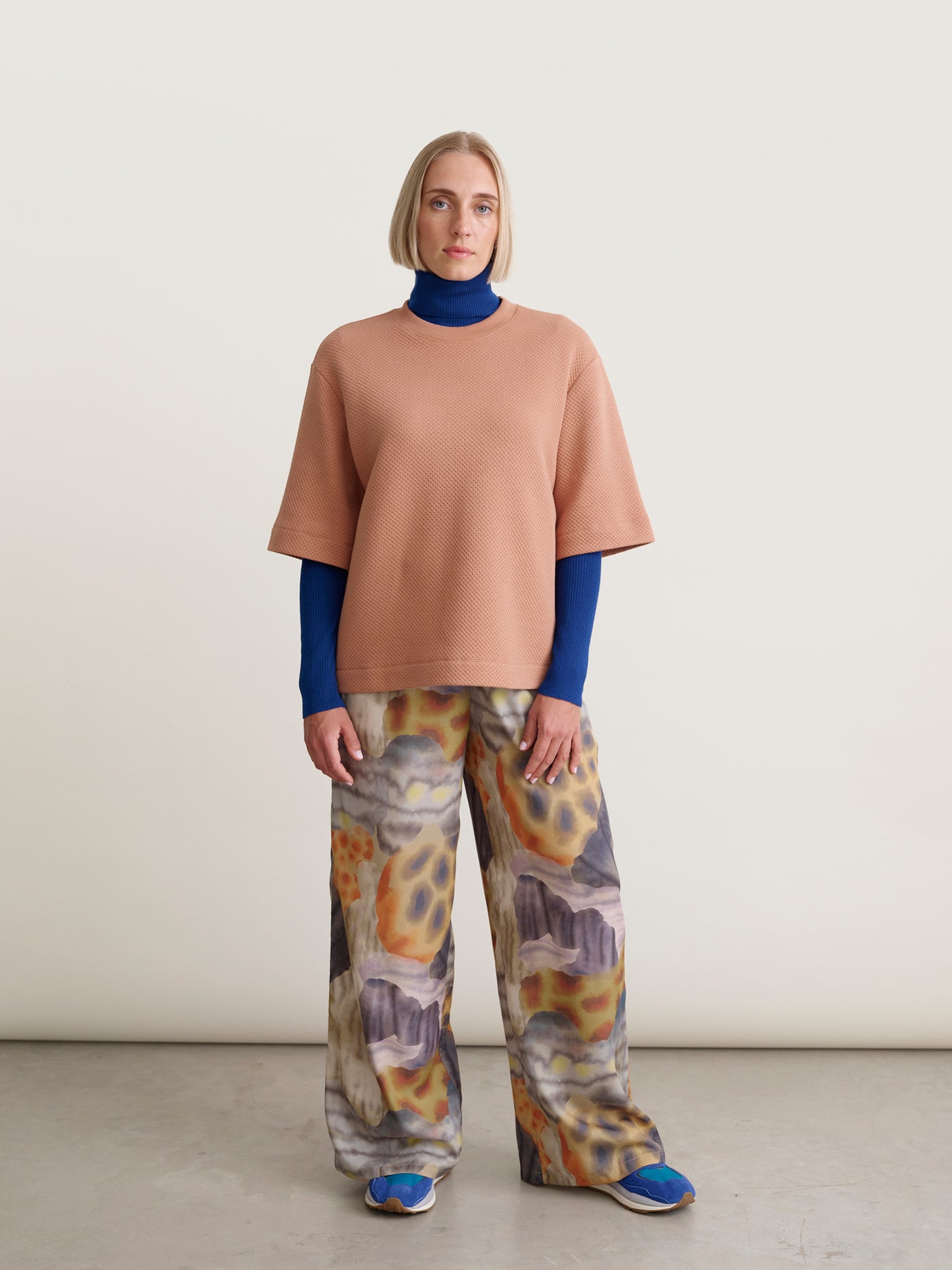 Honeycomb T-shirt, Mocha