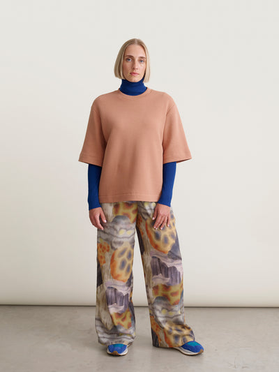 Honeycomb T-shirt, Mocha