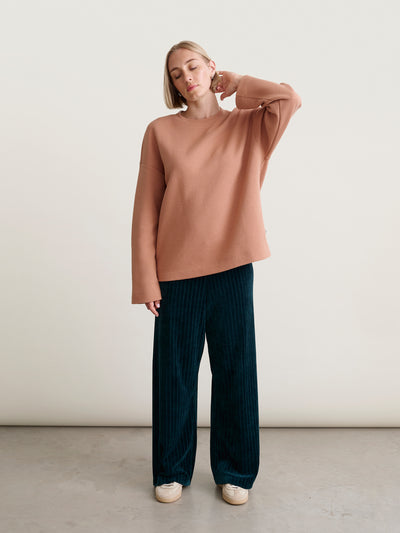 Honeycomb Sweatshirt, Mocha