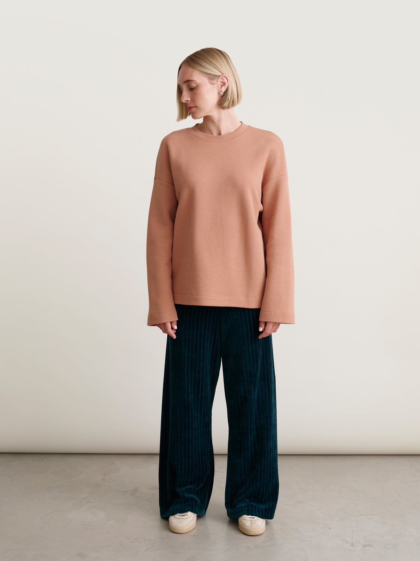 Honeycomb Sweatshirt, Mocha