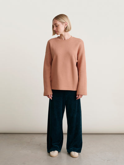 Honeycomb Sweatshirt, Mocha