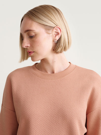 Honeycomb T-shirt, Mocha