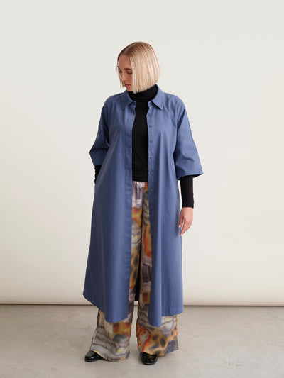 Twill Dress, Vintage Indigo
