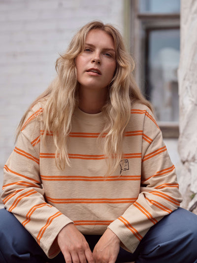 Striped Oversize Jacquard Shirt