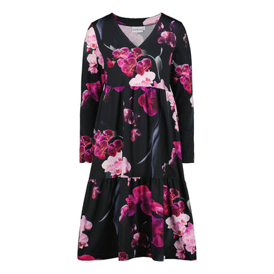 Amelie Layered Dress, Orchid