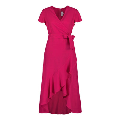 Annika Dress, Pink Peacock