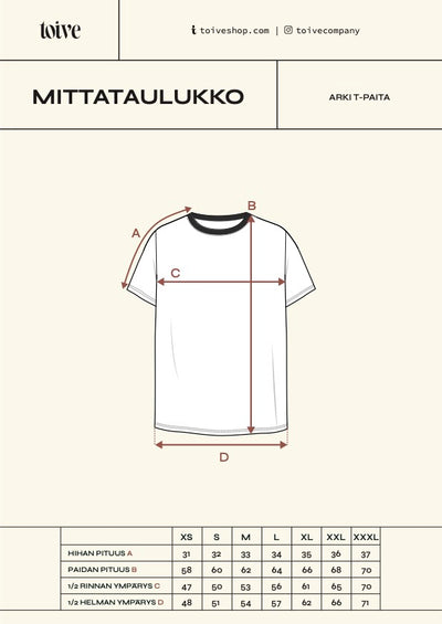 Arki T-Paita, Meleerattu Harmaa