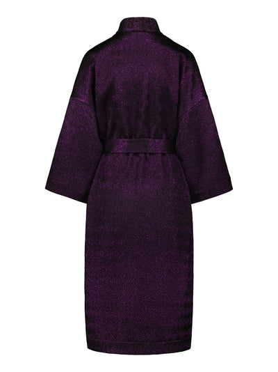 Astoria Kimono Jacket, Purple Wave