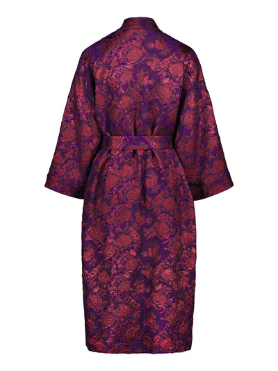Astoria Kimono Jacket, Red Lilac Florals