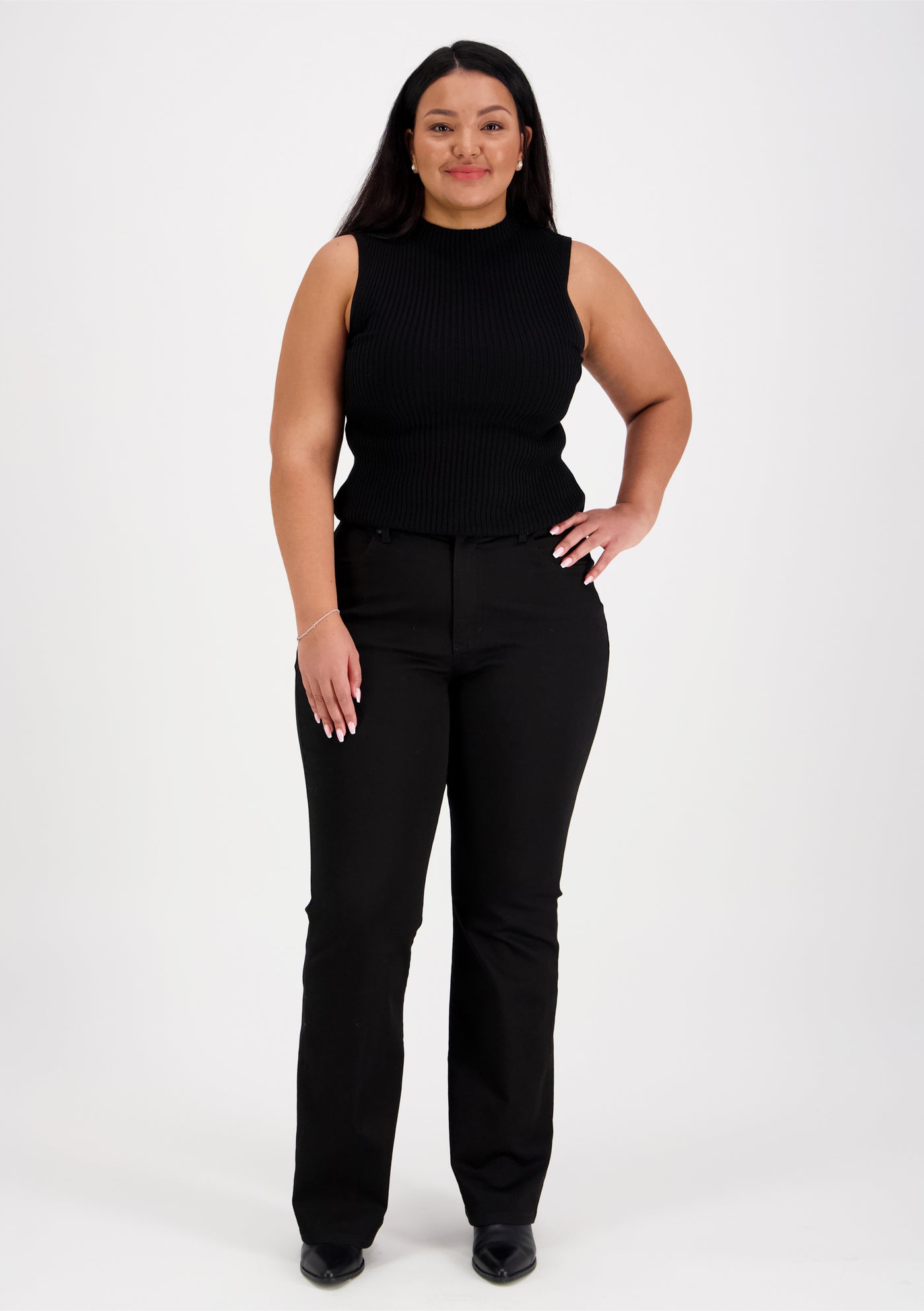 Caramel Flare Farkut, Stay Black