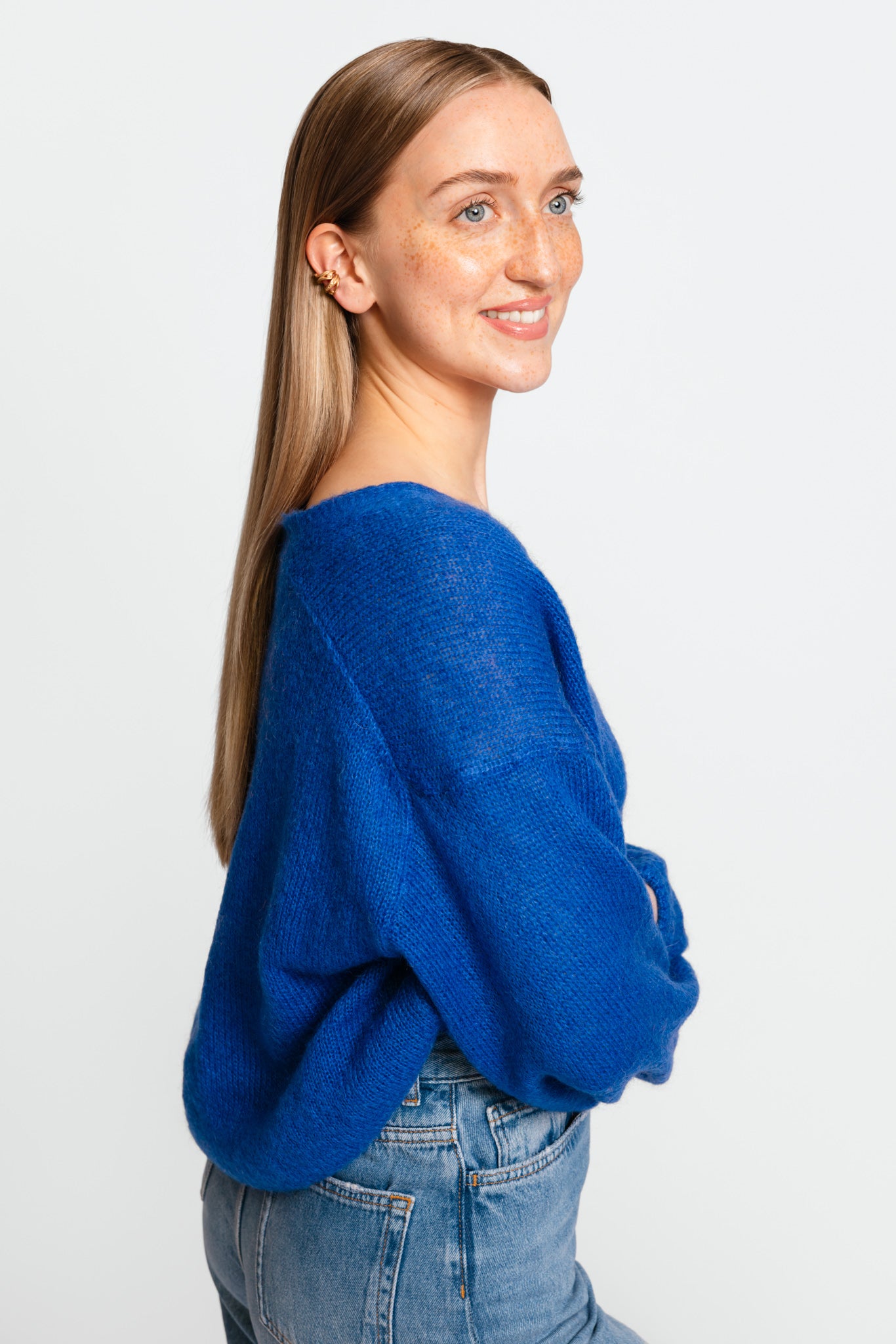 Cardigan V, Blue Boost