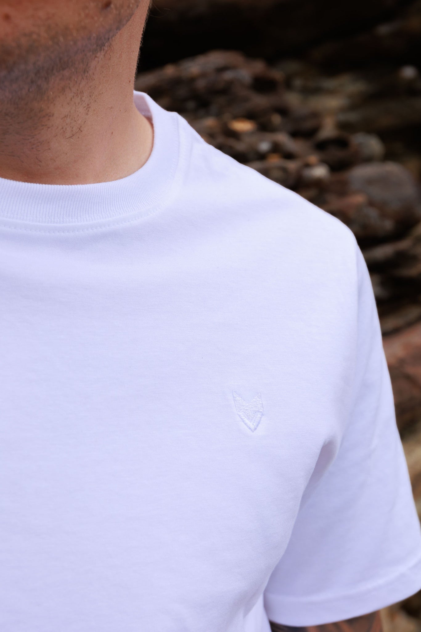 Crewneck T-Shirt, White
