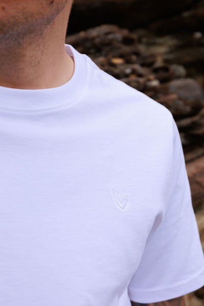Crewneck T-Shirt, White