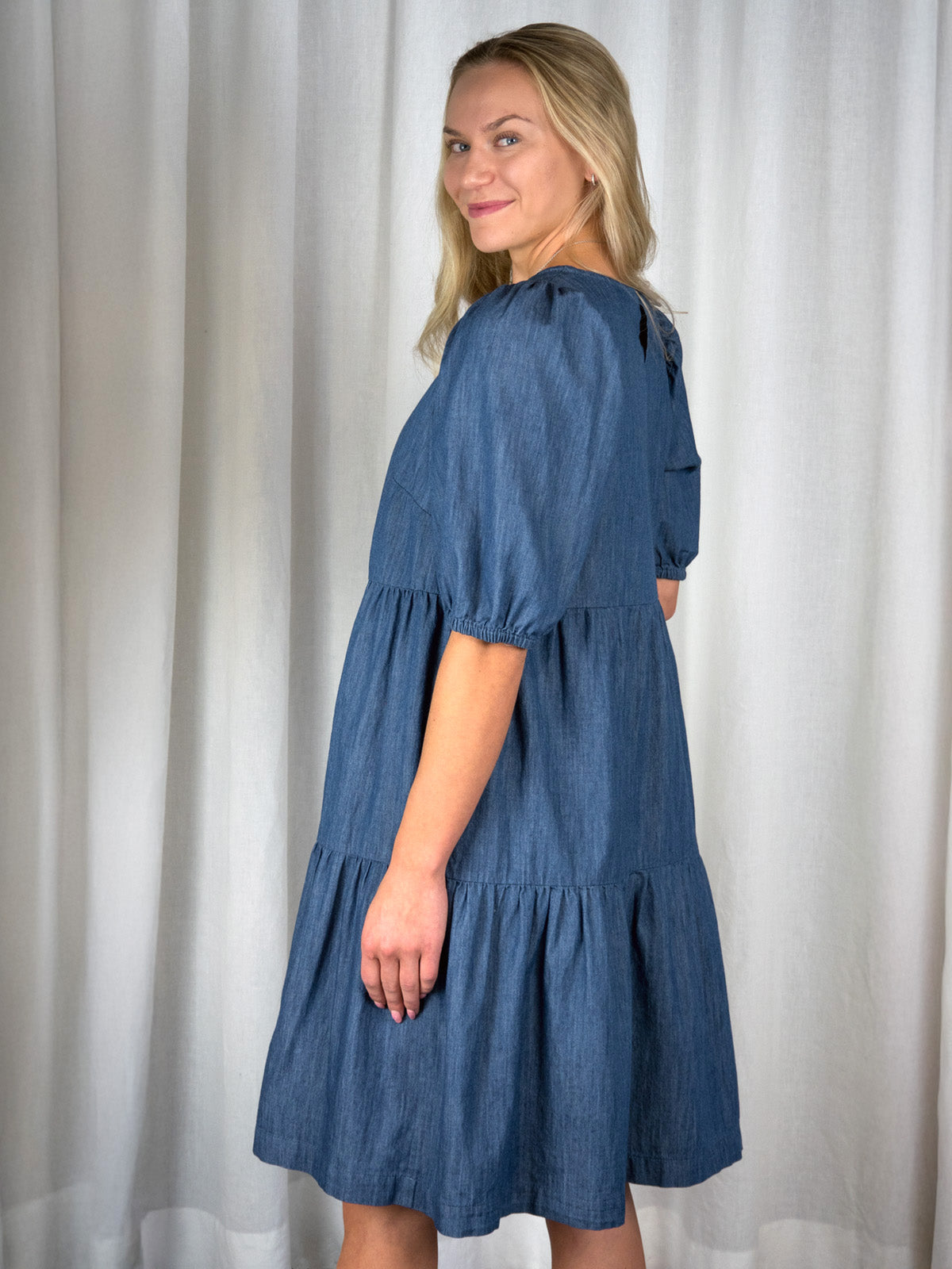 Irene Puuvillamekko, Denimsininen