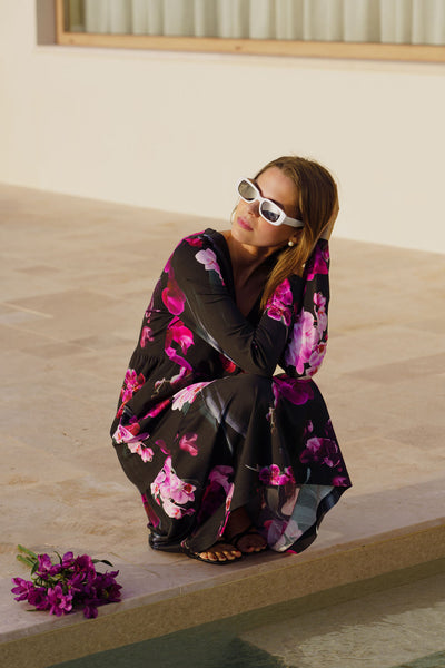 Amelie Layered Dress, Orchid