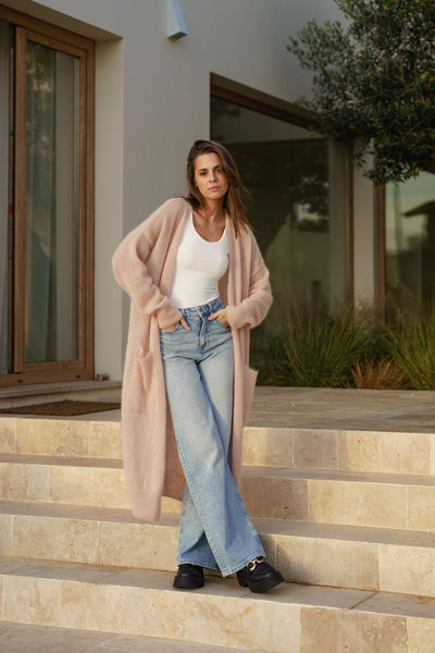 Sienna Cardigan, Champagne