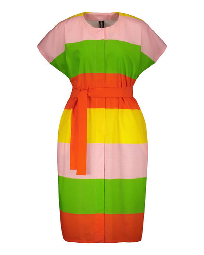 Elegance Mekko, 4-Raita Vaaleanpunainen
