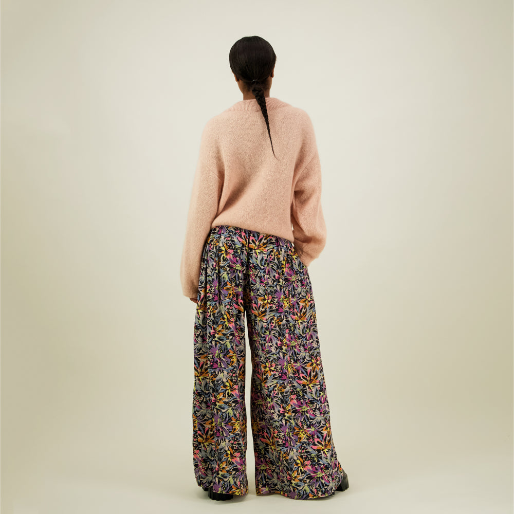 Fantasy Pleated Wide Leg Pants