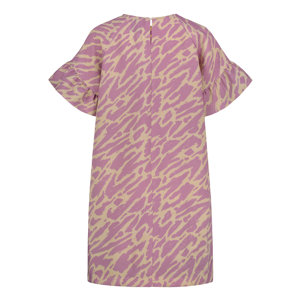 Sophy Frill Dress, Purple