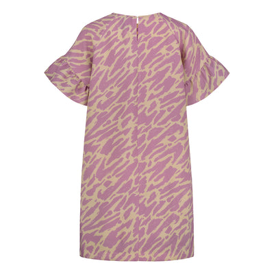 Sophy Frill Dress, Purple