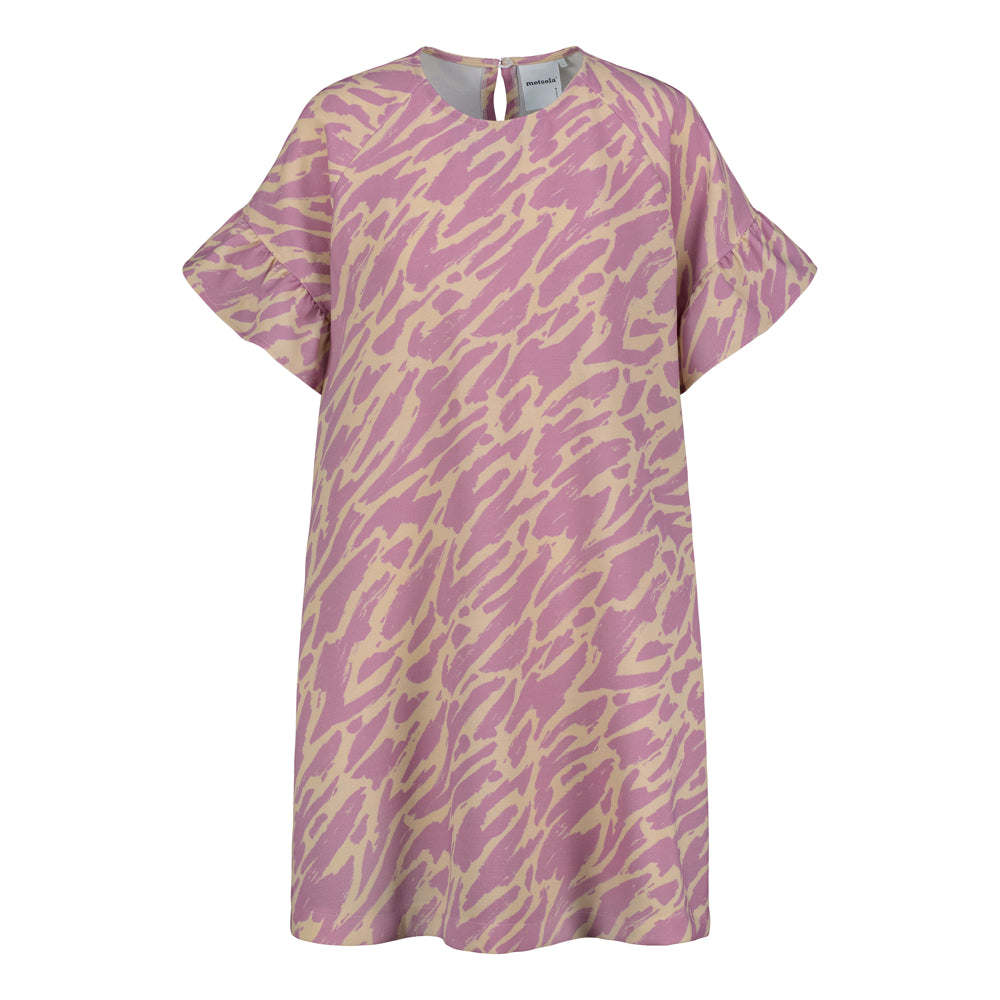 Sophy Frill Dress, Purple