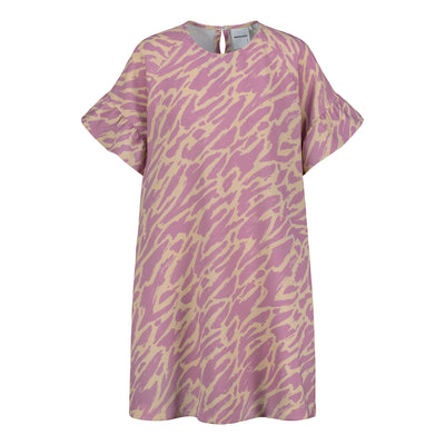 Sophy Frill Dress, Purple