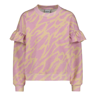 Sophy Frill Sweater, Purple