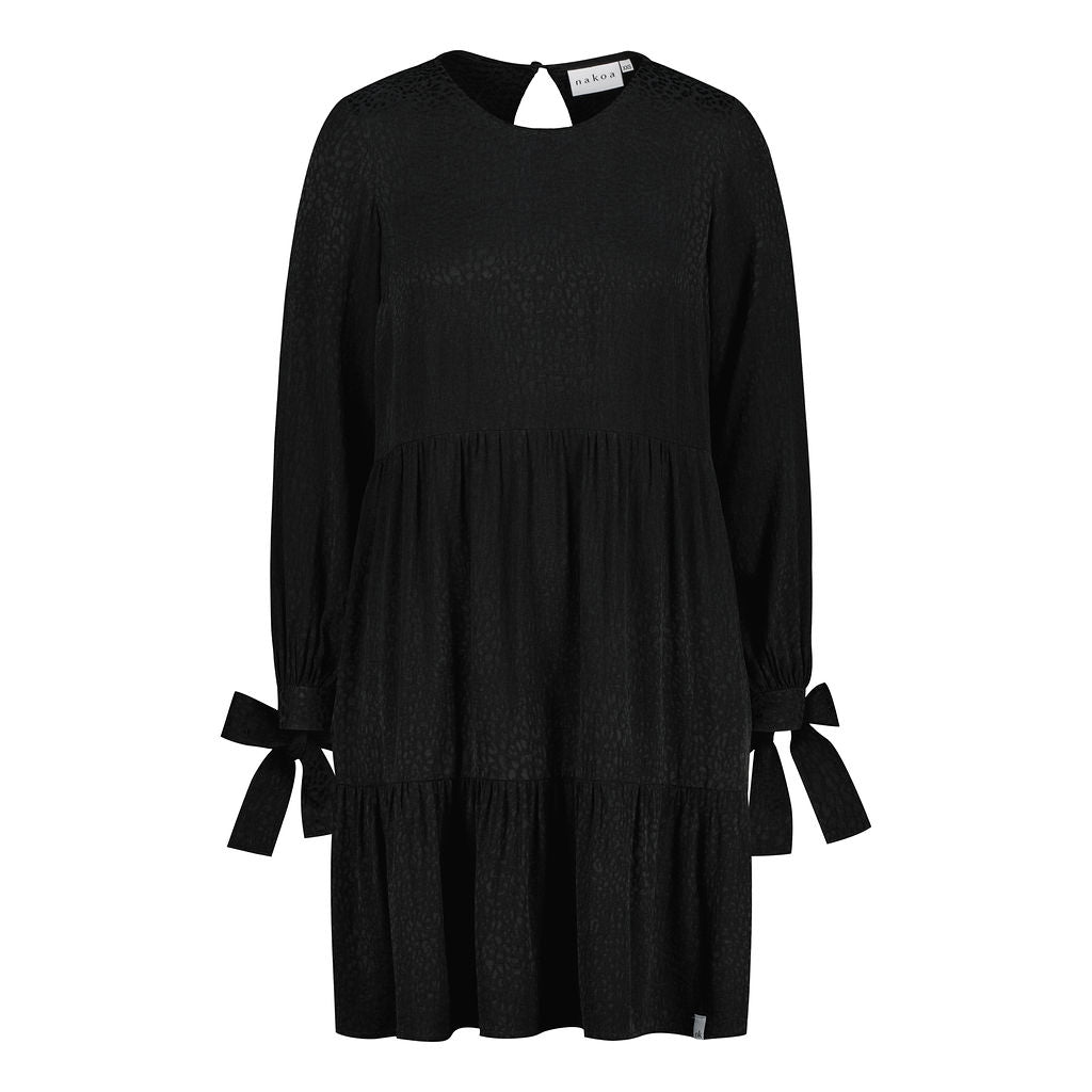 Hailey Dress, Black Leo