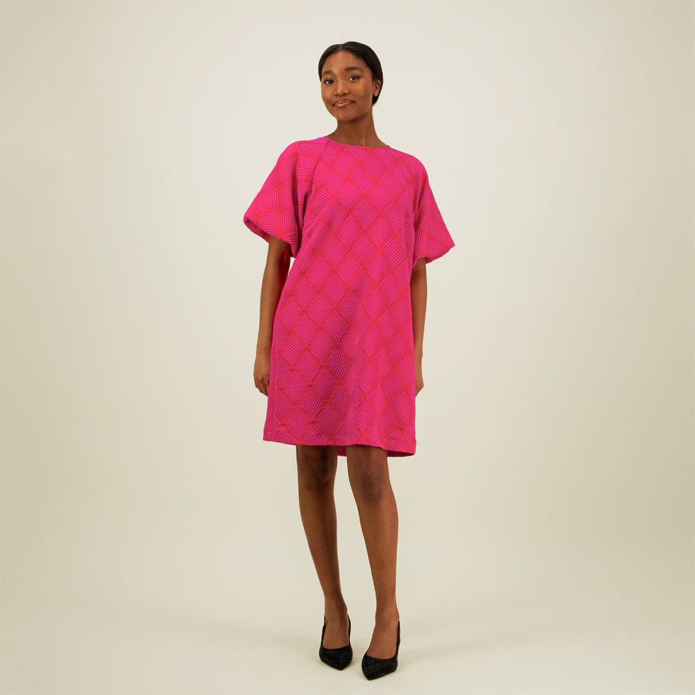 Jacquard Dress, Pinky