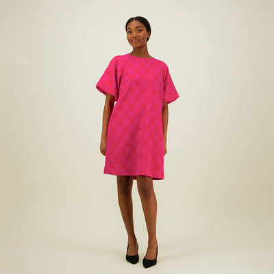 Jacquard Dress, Pinky