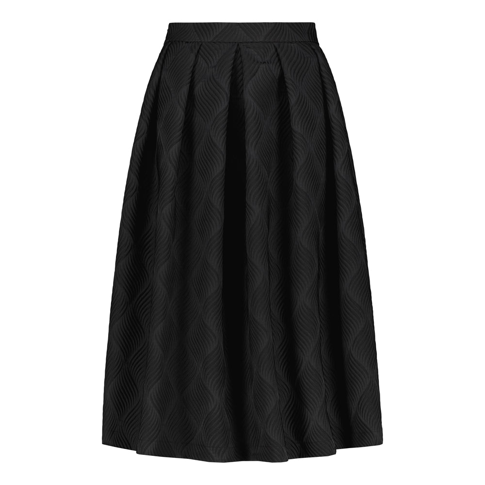Jacquard Skirt, Licorice