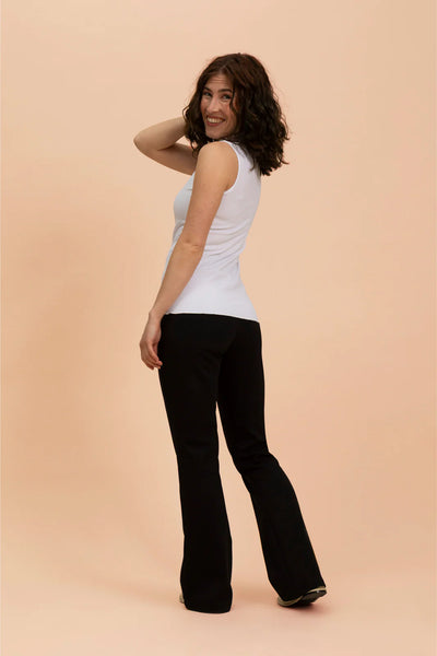 Flare Pants, Black