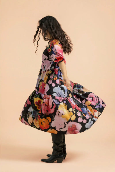 Tiered Midi Dress, Wild Lea