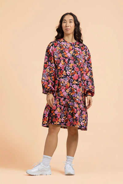 Ruffle Sweatshirt Dress, Wild Lea Mini